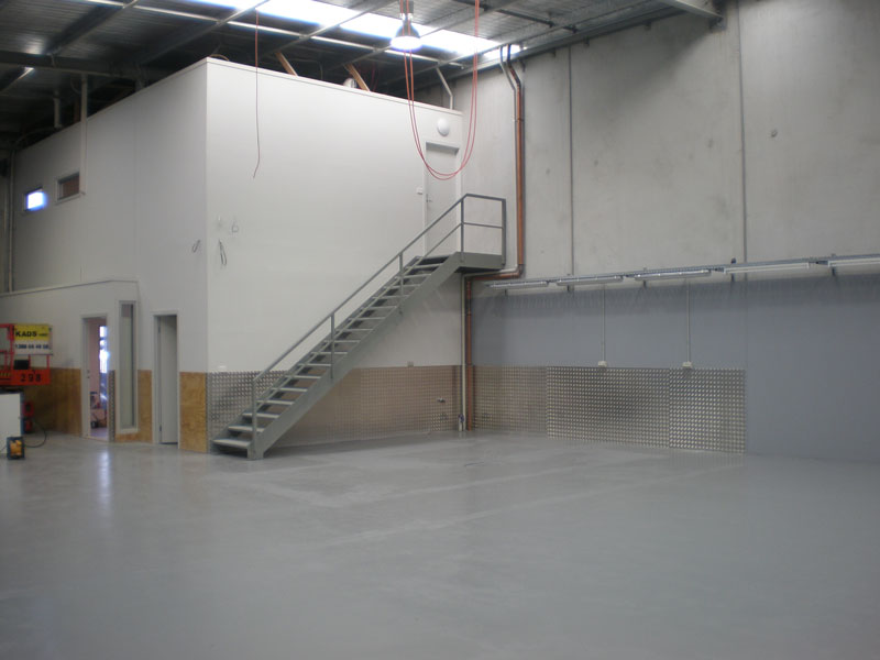 Office fit-out and mezzanine construction